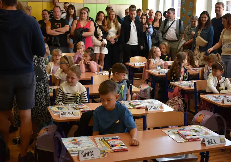 1. školní den prvňáčků