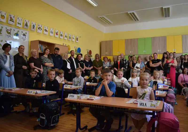 1. školní den prvňáčků