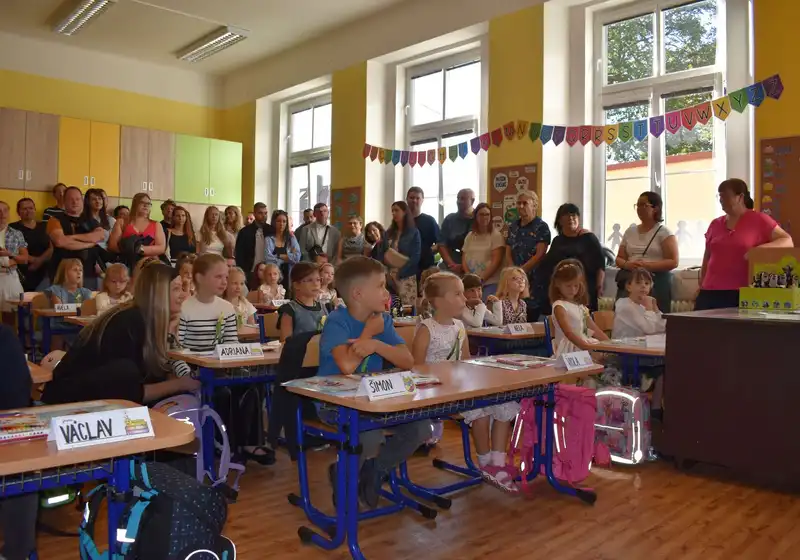 1. školní den prvňáčků