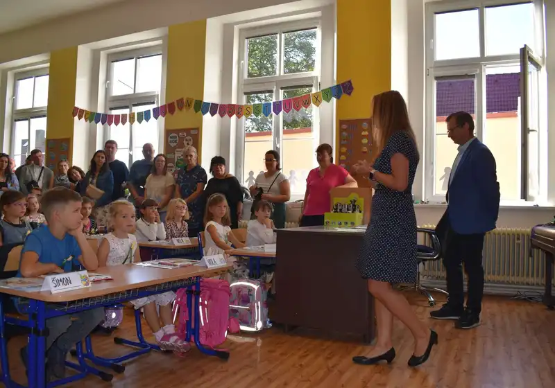 1. školní den prvňáčků