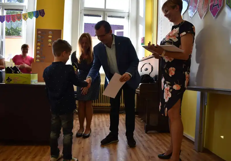 1. školní den prvňáčků