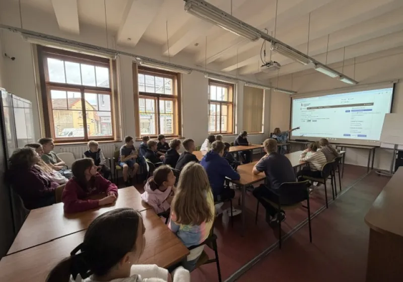 Návštěva Středočeské vědecké knihovny v Kladně