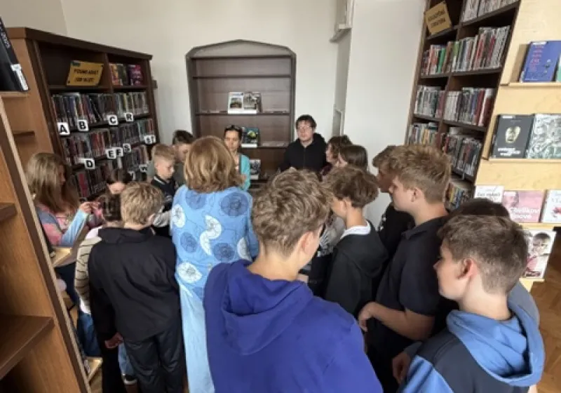 Návštěva Středočeské vědecké knihovny v Kladně
